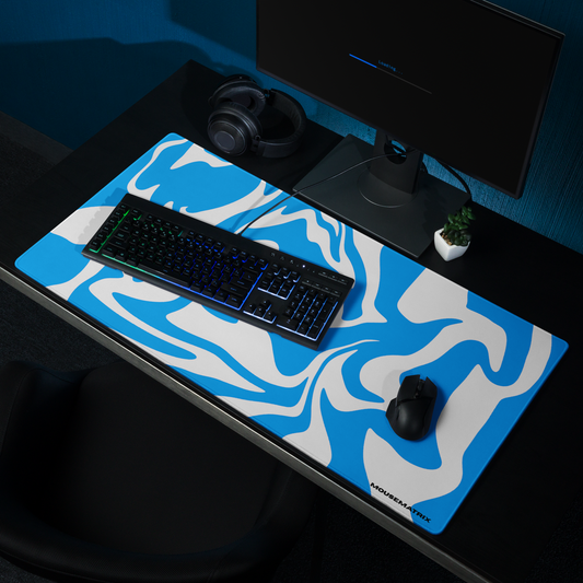 Snow Blue Mouse Pad