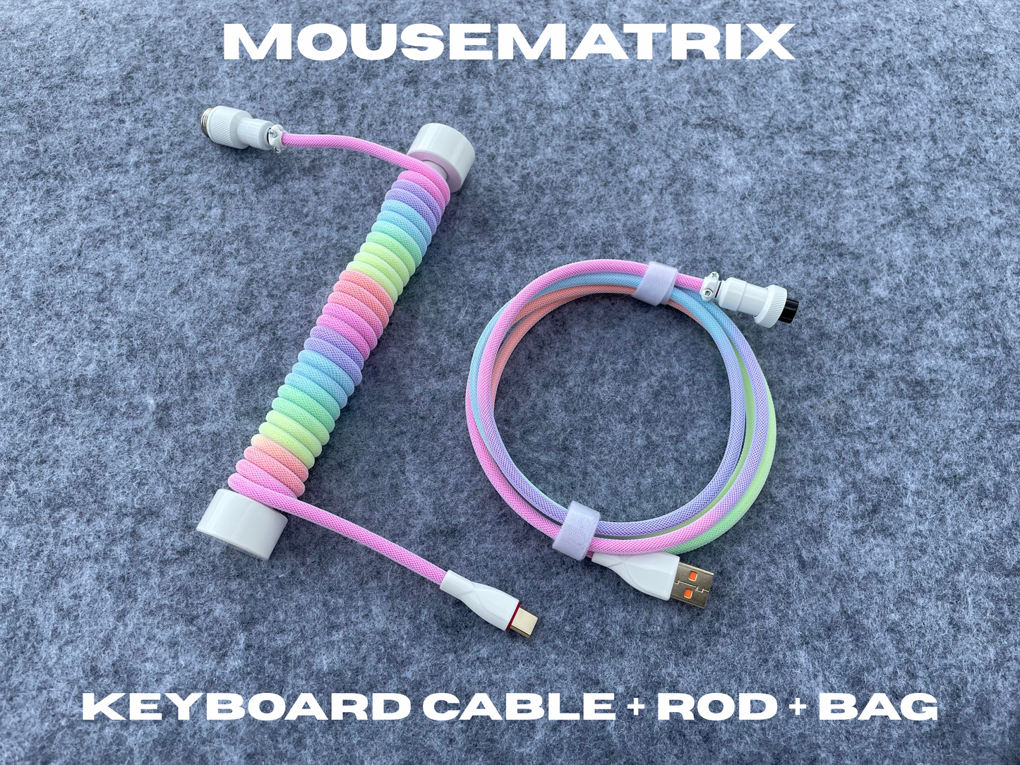 MouseMatrix Coiled Cable USB-C