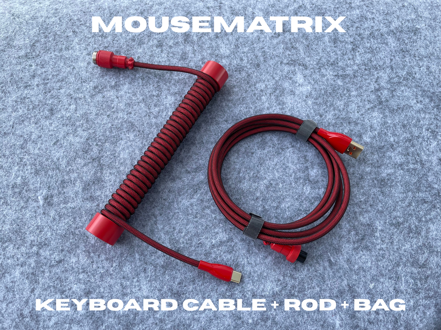 MouseMatrix Coiled Cable USB-C