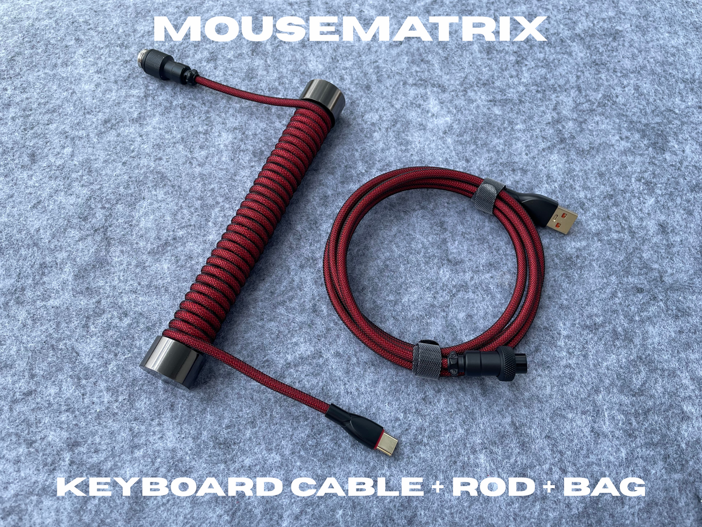 MouseMatrix Coiled Cable USB-C