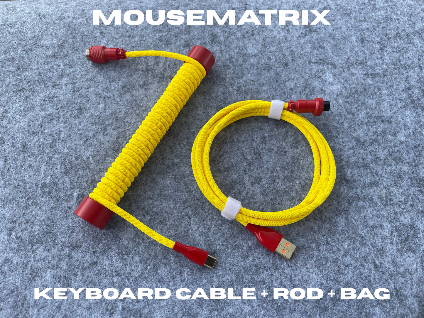 MouseMatrix Coiled Cable USB-C