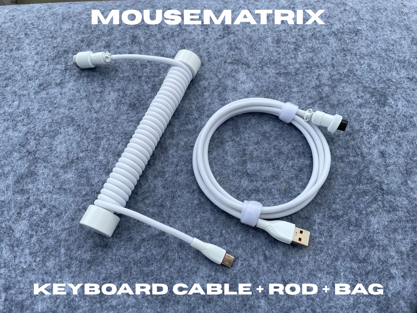 MouseMatrix Coiled Cable USB-C