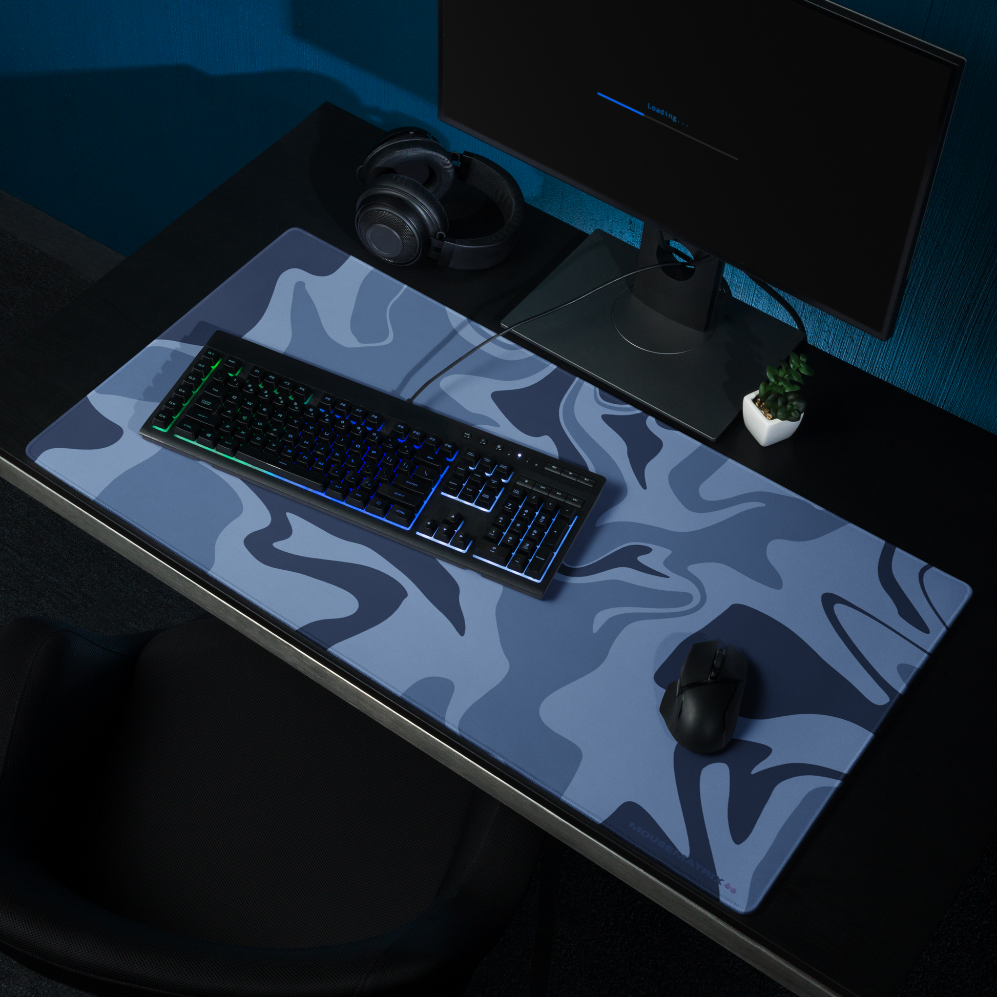 BlueBerry Blast Swirl Mouse Pad