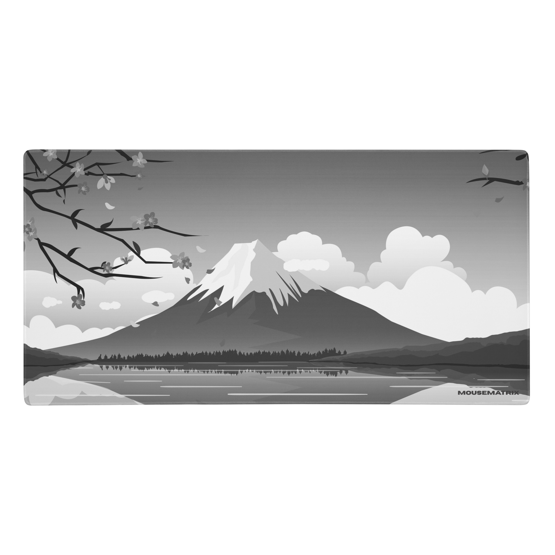 Mount Fuji Black Mouse Pad